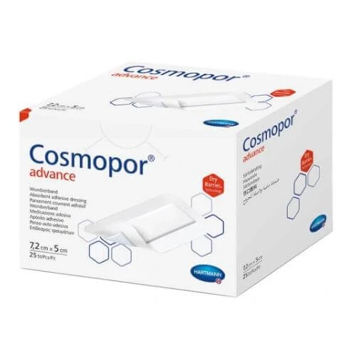Cosmopor Advance Sterile Wundauflagen 7,2x5cm, 25 Stück
