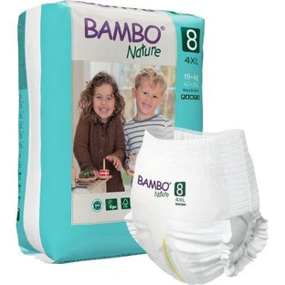 Couches Bambo Nature Pants 8 (4XL 19+kg), 16 pcs