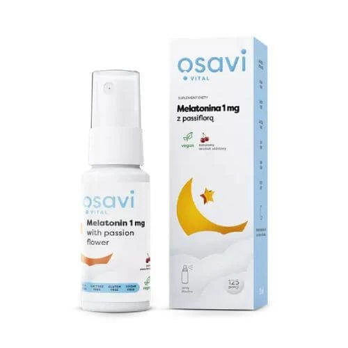 OSAVI Vital Melatonin mit Passiflora Mundspray 1mg - Kirsche, 25ml