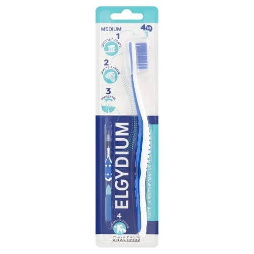 Elgydium Zahnbürste 4in1 medium, 1 Stück