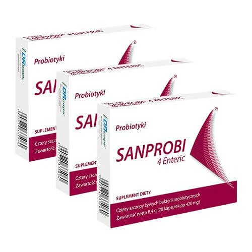SANPROBI 4 Enteric Set, 3 x 20 Kapseln
