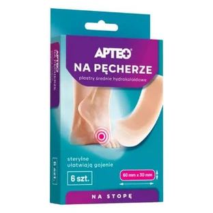 APTEO Plasturi hidrocoloizi medii pentru bășici, 6 buc.