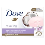 Dove Baton de curățare cremos și relaxant Lapte de nucă de cocos și petale de iasomie, 90 g