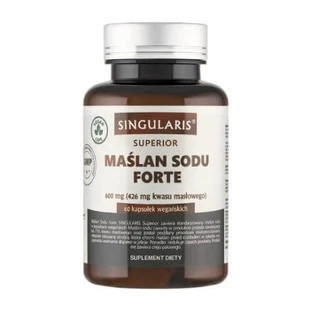 Singularis Superior Sodium Butyrate Forte, 60 capsule vegane