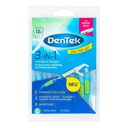 DENTEK Detergent multifuncțional 3in1 On The Go, 12pcs