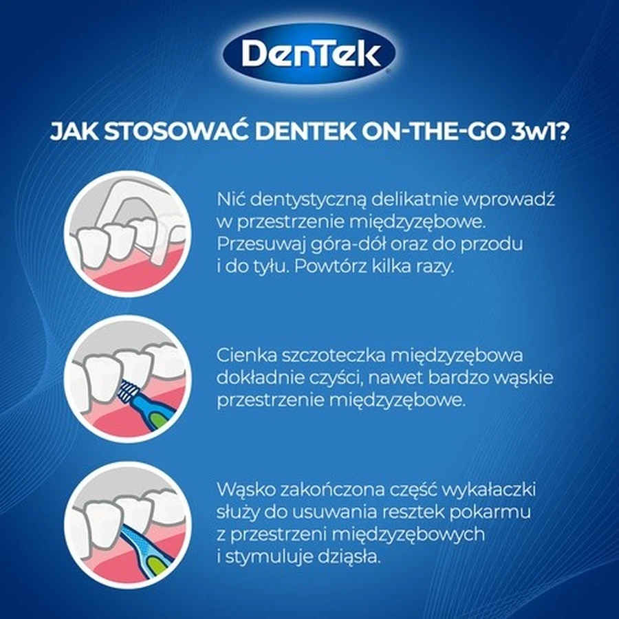 DENTEK Detergent multifuncțional 3in1 On The Go, 12pcs