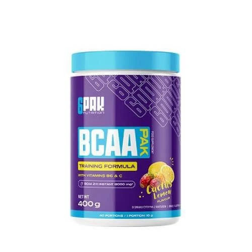 6Pak Nutrition BCAA Pak Geschmacksrichtung Zitronenkaktus, 400 g
