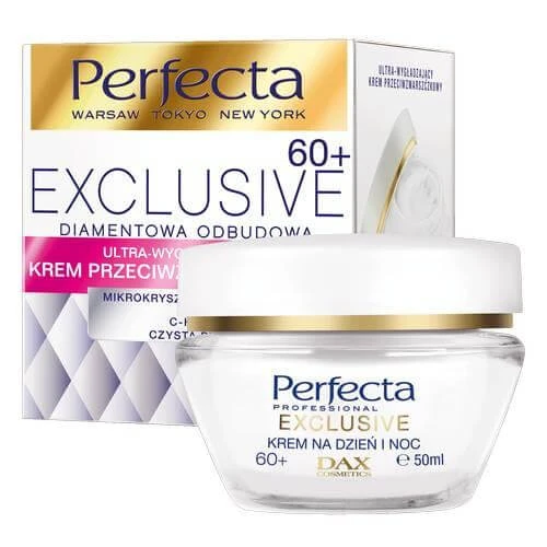 PERFECTA Exclusive Diamond Restoration Ultra-Glättende Tages- und Nachtcreme 60+, 50ml