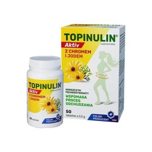 Topinulin Aktiv mit Chrom und Jod - 50 Tabletten
