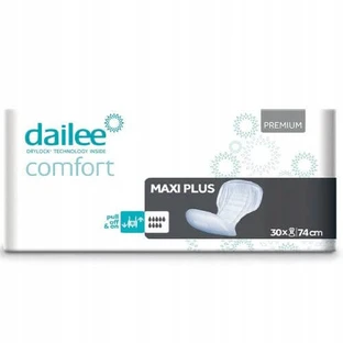 DAILEE Comfort Premium Maxi Anatomical Inserts, 30 pieces