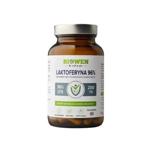Biowen Lactoferrin 96%, 60 Kapseln