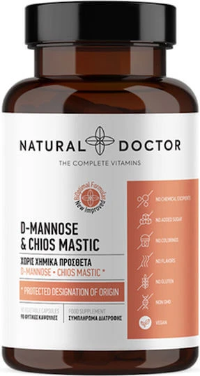 Natural Doctor D-Mannose & Chios Kaugummi 90 pflanzliche Kapseln