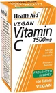 Gesundheitshilfe Vitamin C Bioflavonoide 1500mg 30 Tabs Vitamin zur Stärkung des Immunsystems, der Haut und der antioxidativen Wirkung 1500mg 30 x 1 Tabletten