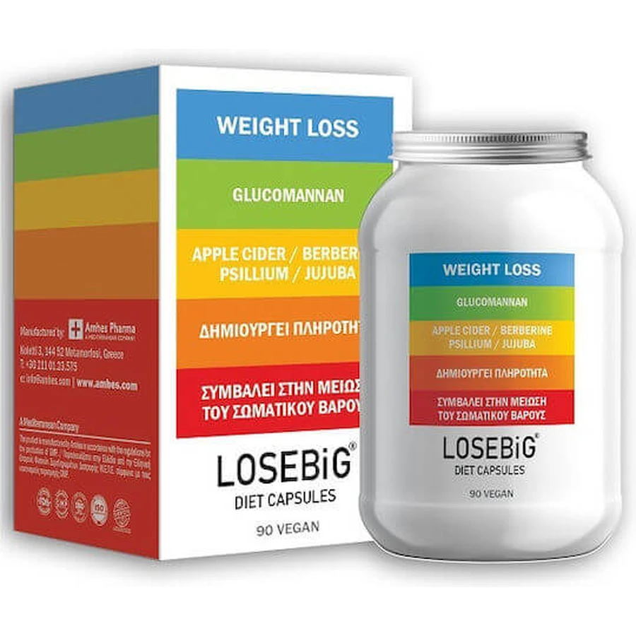 Amhes Losebig 500mg Food Supplement Special Special 90 caps Apple Juice
