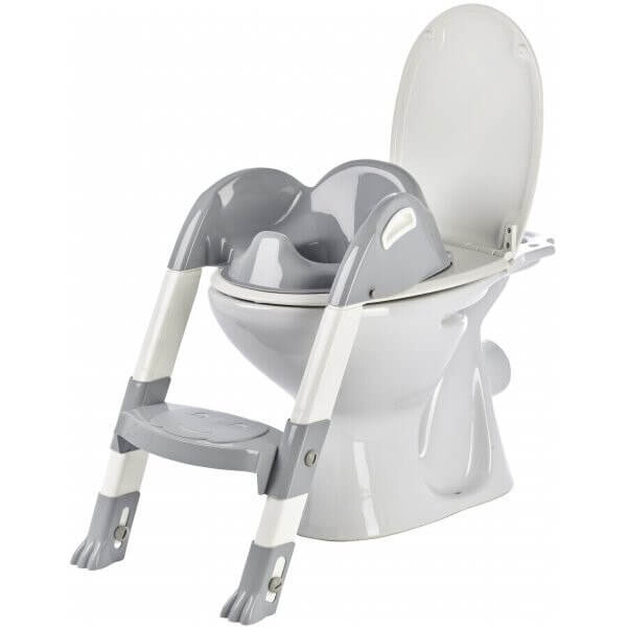 Kiddyloo toilet seat reducer, Gris Charme, Thermobaby