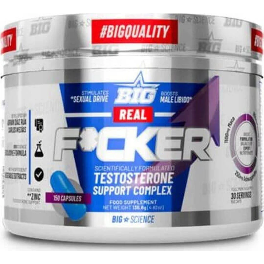 Big Real F*cker Supliment pentru Libido & Întărirea Testosteronului 150 capace