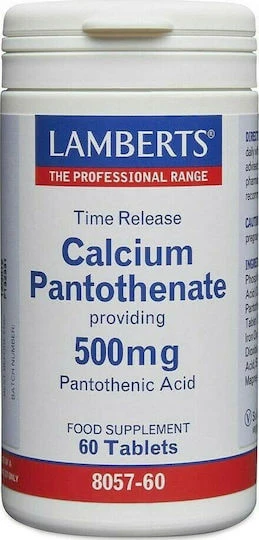 Lamberts Calcium Pantothenat 500mg 60 Tabletten