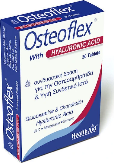 Gesundheit Hilfe Osteoflex mit Hyaluronsäure Joint & Bone Health Supplement 30 Tabs
