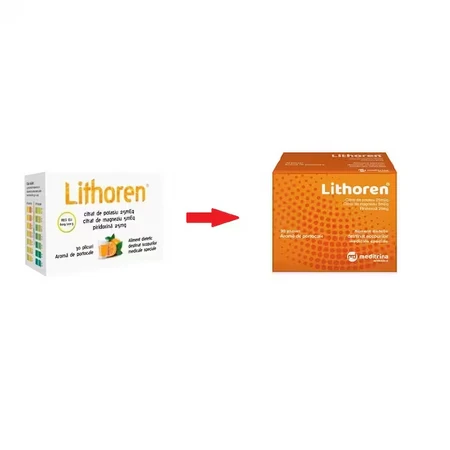 Meditrina Lithoren Complément alimentaire spécial 30 sachets Orange