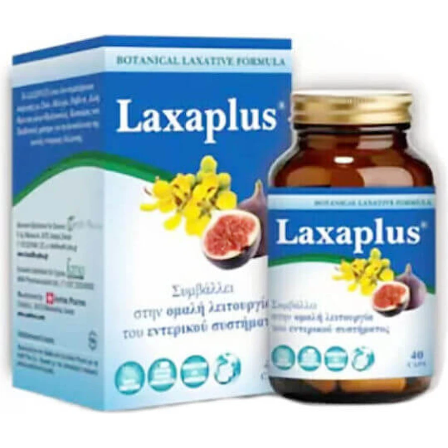 Plus+ Laxaplus Complemento Alimenticio Especial Laxaplus 40 cáps. Figura