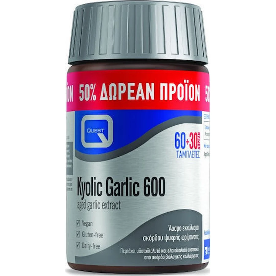 Quest Kyolic Ail 600mg 90 fichiers