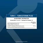 Applied Nutrition Turk X Suplemento para Aumentar la Libido y la Testosterona 60 cáps.