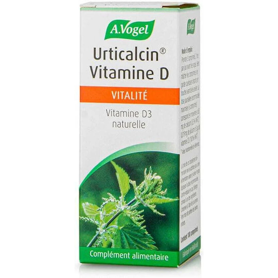 A.Vogel Urticalcin Vitamin D Vitamina pentru Întărirea Sistemului Imunitar & Sănătatea Oaselor 180 Tablete