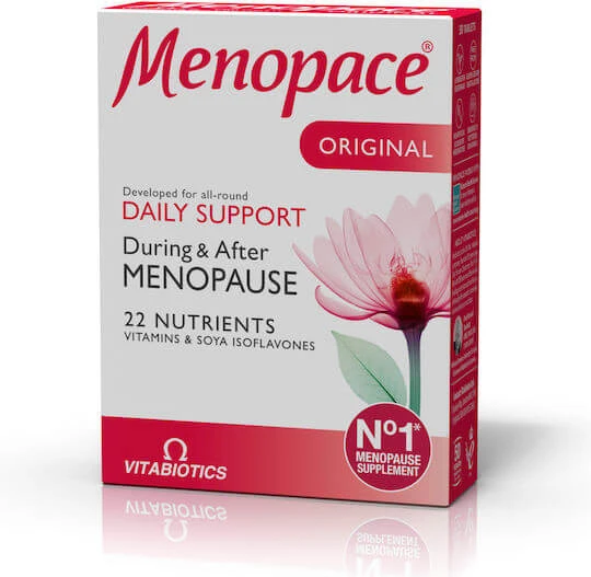Vitabiotics Menopace Original Tägliche Unterstützung Menopause Ergänzung 30 Tabs