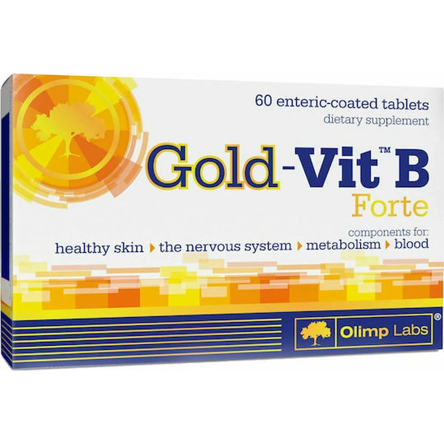 Olimp Sport Nutrition Gold-Vit B Forte Vitamin for Skin & Nervous System 60 Tablets