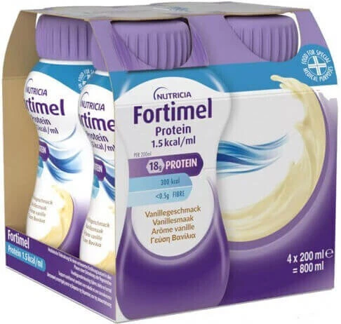 Nutricia Fortimel Extra Spezial Nahrungsergänzungsmittel 4 x 50ml Vanille