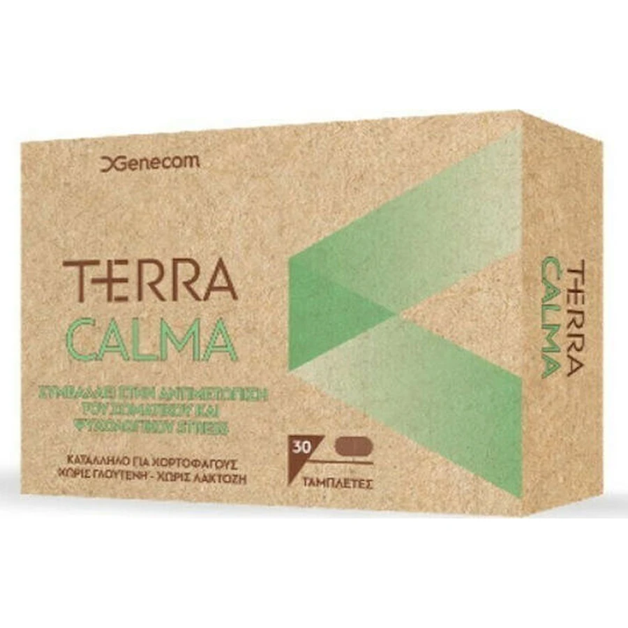Genecom Terra Calma 1000mg Anxiety Supplement 30 tabs