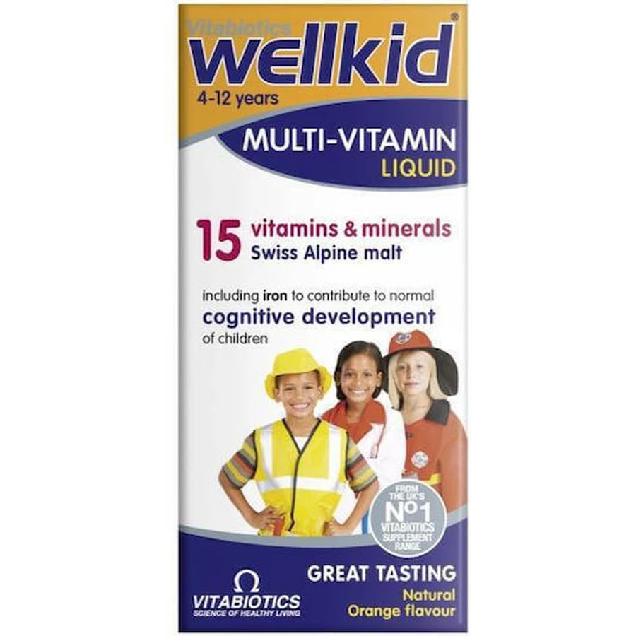Vitabiotics Wellkid Multivitamină Portocaliu 150ml