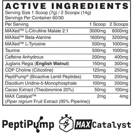 Naughty Boy Menace 500mg Supliment Pre Workout 420gr Strawberry Sweets
