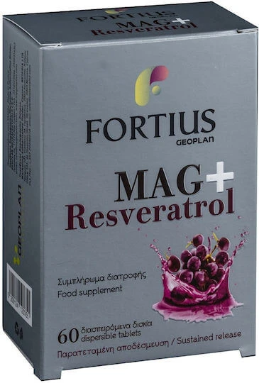Geoplan Nutraceuticals Mag & Resveratrol 200mg 60 sublinguale Scheiben