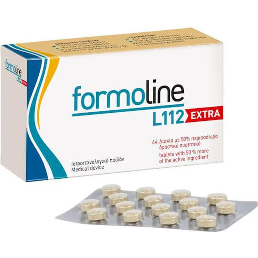 Formoline L112 Extra, supliment pentru scădere în greutate, 64 comprimate, Certmedica International 