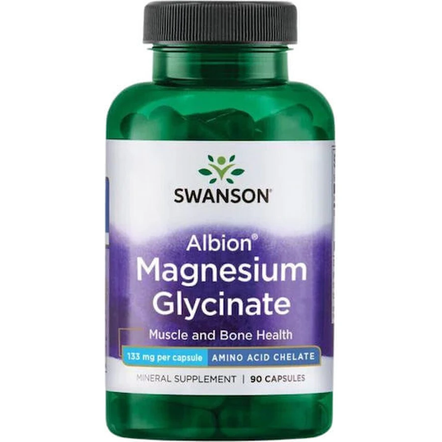 Swanson Albion Magnesium Glycinate 90 kapsułek: ceny i cechy