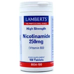 Lamberts Nicotinamida Vitamina para la Salud del Sistema Nervioso 250mg 100 Comprimidos