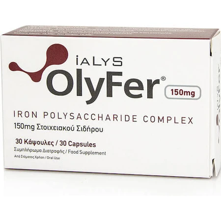 Mika Nutri Pharma Olyfer Complex Polizaharidic de Fier 150mg Fier 30 capsule