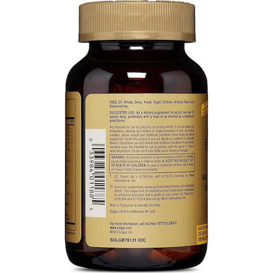Solgar Formula VM-2000 Multivitamin für Energie und Stärkung des Immunsystems 90 Tabletten