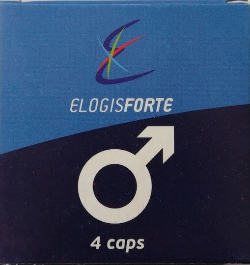 Elogis Pharma Forte Blue Testosteron steigernde Ergänzung 4 Kapseln