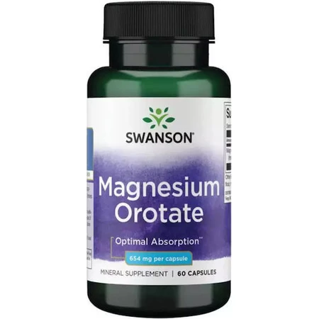 Swanson Magnesium Orotate 40mg 60 capsules