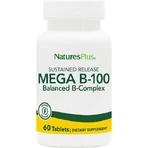 Nature's Plus Mega B-100 Vitamine voor ondersteuning van energie, immuunsysteem en zenuwstelsel 100mg 60 tabletten