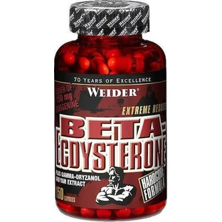 Weider Beta Ecdysterone Suplemento para Entrenamiento y Aumento de Testosterona 150 cáps.