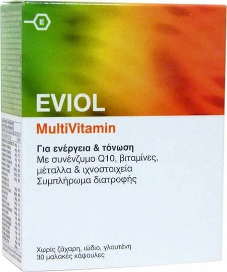 Eviol MultiVitamin Multivitamin für Energie 30 x 1 Weichkapsel