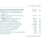 iGennus Ashwagandha+ L-teanina y magnesio 600 mg 60 cáps.