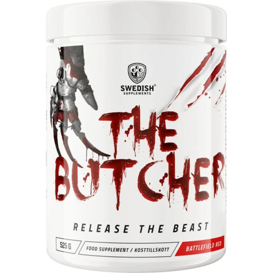 Swedish Supplements The Butcher Supliment Pre Workout 525gr Războiul Câmpului Roșu