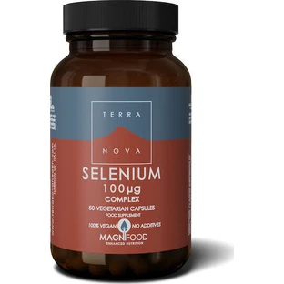 TerraNova Selenio Complejo 100mg 50 cápsulas de hierbas