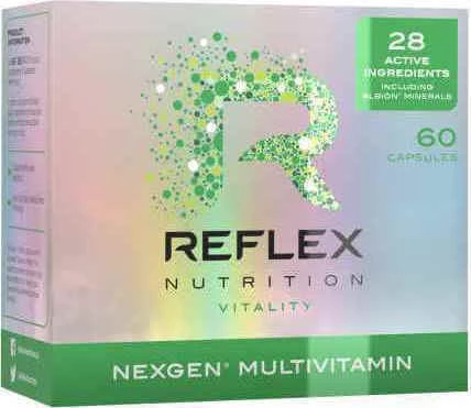Reflex Nutrition Nexgen Nexgen Multivitamin Multivitamin zur Stärkung von Energie, Immun- und Nervensystem 60 Kapseln