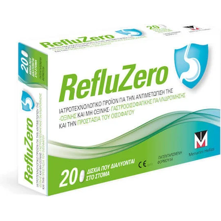 Menarini RefluZero Supliment Alimentar Special 20 tablete masticabile