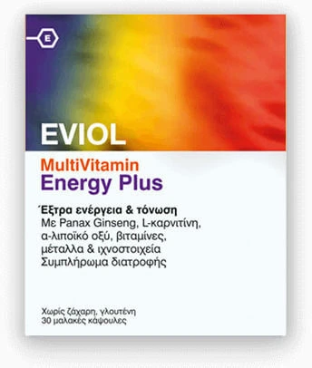 Eviol MultiVitamin Energy Plus Energie Multivitamin 30 x 1 Weichkapsel